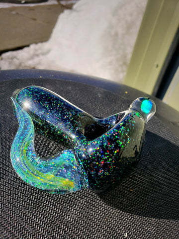 horny crushed opal pipe