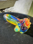 rainbow crushed opal pipe