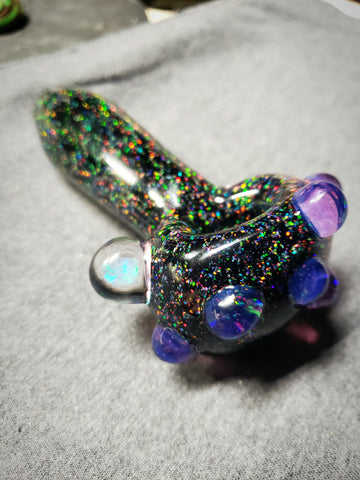 black and purple pipe