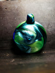 green and blue pendy