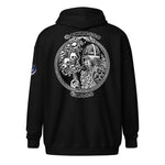 Soulless Zip-Up Hoodie with Trogdar The Viking